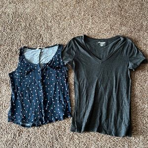 Old navy tshirt and tank bundle